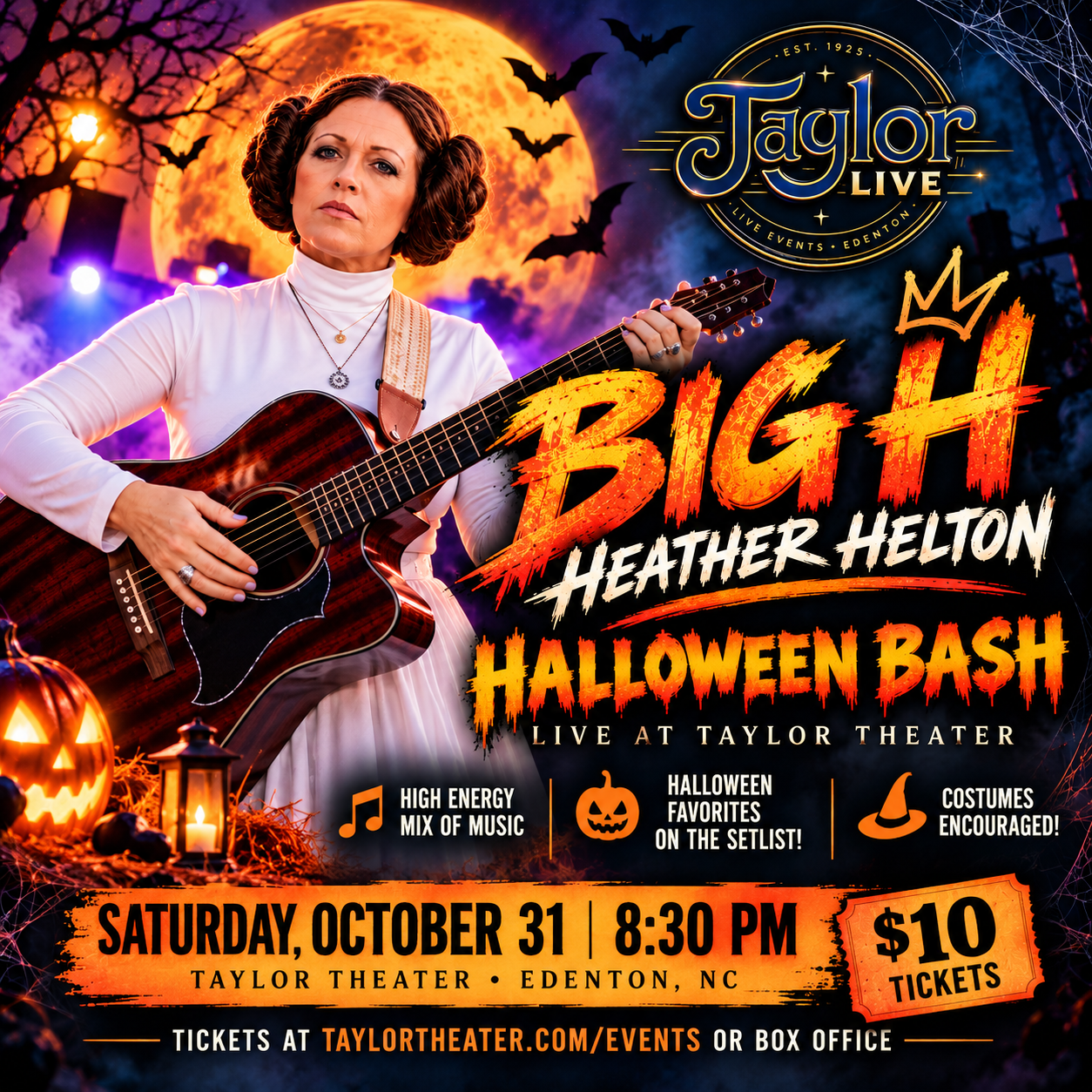 Halloween Bash Concert Poster